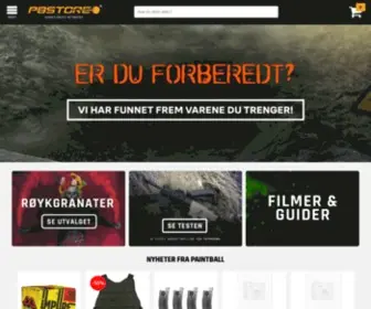 PBStore.no(Game-On! Norges beste innen Luftvåpen, Softgun og Paintball) Screenshot