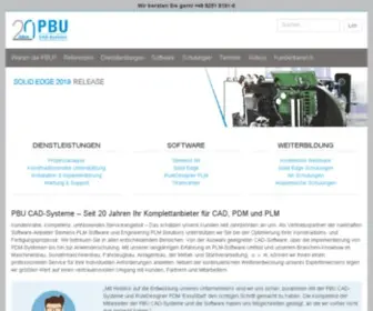 Pbu-Cad.de(PBU CAD) Screenshot