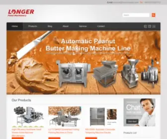Pbuttermachine.com(Peanut Butter Making Machine Line Manufacturer) Screenshot