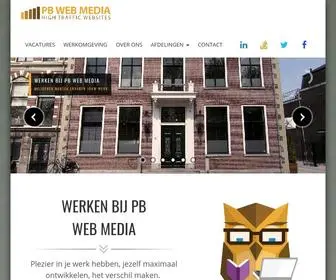 Pbwebmedia.nl(PB Web Media) Screenshot