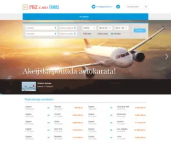 PBzcard-Travel.hr(PBZ Card Travel) Screenshot