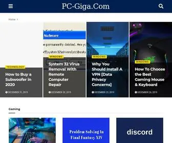 PC-Giga.com(Tech Magazine) Screenshot
