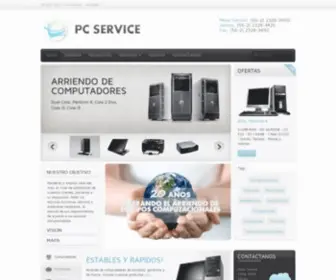 PC-Service.cl(Arriendo de Computadores Notebooks Impresoras Proyectores y Servicio Tecnico) Screenshot