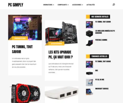 PC-Simply.fr(PC SIMPLY) Screenshot
