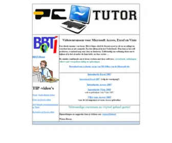 PC-Tutor.nl(BBTI online Video cursus/training voor MS Access en Excel 2007) Screenshot