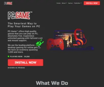 PC.game(The Leading Platform for Desktop Gaming) Screenshot