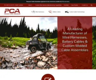 Pca-LLC.com(Wire Harness Manufacturers) Screenshot