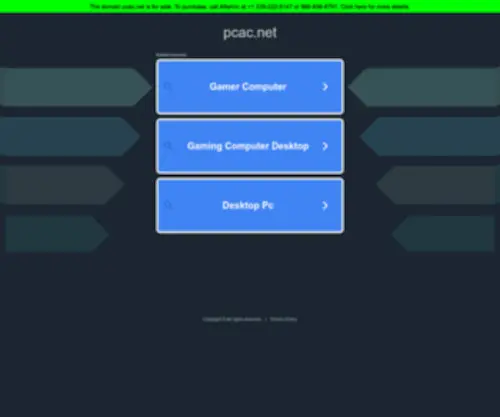Pcac.net(Under-construction) Screenshot