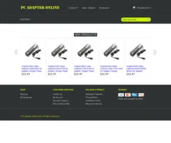 Pcadapteronline.com(Online Shopping for Laptop Parts) Screenshot