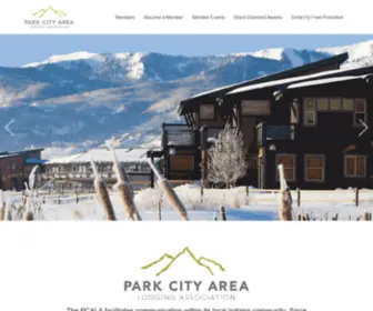 Pcala.org(Park City Area Lodging Association) Screenshot