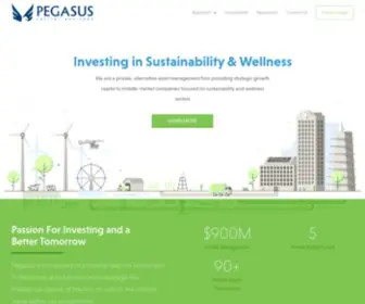 Pcalp.com(Pegasus Capital Advisors) Screenshot