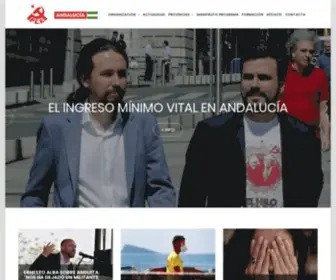 Pcandalucia.org(Partido) Screenshot