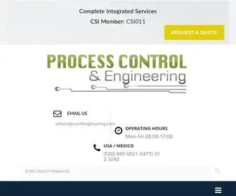 Pcandengineering.com(Process Control & Engineering) Screenshot