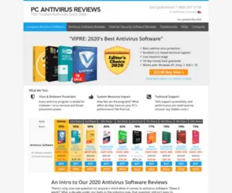 Pcantivirusreviews.com(Best Antivirus Software Reviews) Screenshot