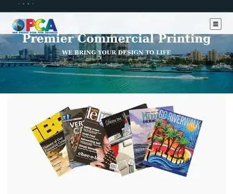 Pcaprintingplus.com(PCA commercial printing company) Screenshot