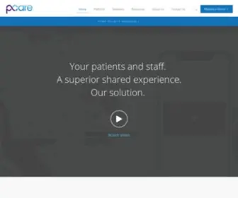 Pcare.com(Interactive Patient Engagement Solutions) Screenshot