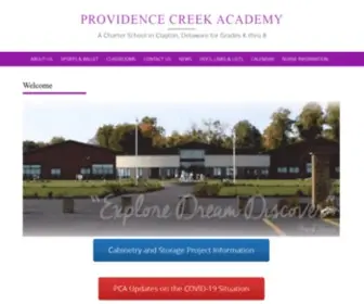 Pcasaints.org(A Charter School in Clayton) Screenshot
