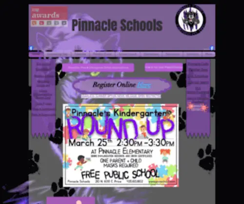 Pcaschool.com(Pinnacle Schools) Screenshot