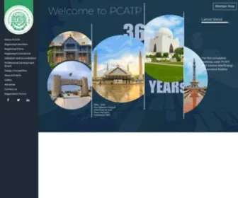 Pcatp.org.pk(Architects) Screenshot