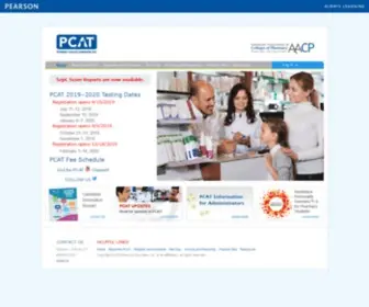 Pcatweb.info(PCAT (Pharmacy College Admission Test)) Screenshot