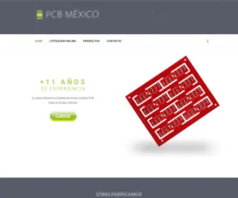 PCB-Mexico.com(Fabricamos tus circuitos impresos) Screenshot