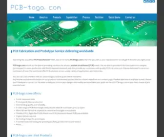 PCB-Togo.com(Prototype PCB Manufacturer) Screenshot