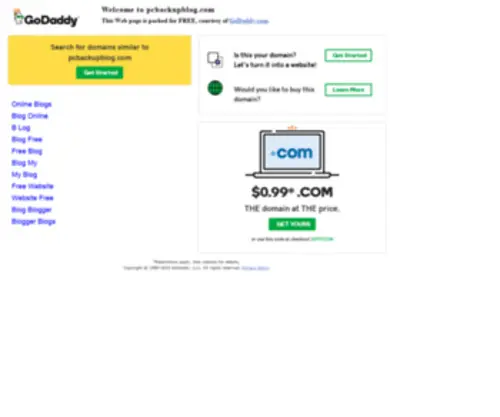 PCbackupblog.com(PC Backup Tips and Tricks) Screenshot