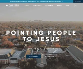 PCBC.org(Park Cities Baptist Church) Screenshot