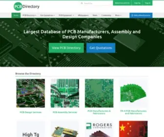PCbdirectory.com(Largest Directory of PCB Manufacturers) Screenshot