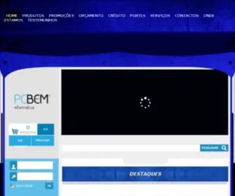 PCbem.pt(PCBEM é uma loja de informática localizada em Ponta Delgada) Screenshot