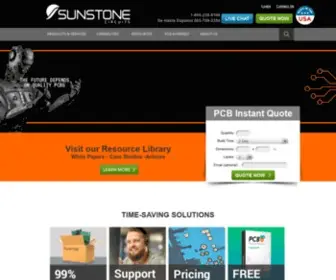 PCbexpress.com(Sunstone Circuits Printed Circuit Boards) Screenshot