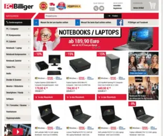 Pcbilliger.de(Gebrauchte Computer) Screenshot