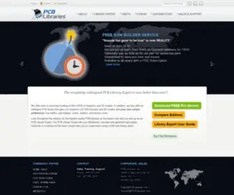 PCblibraries.com(PCB Libraries) Screenshot