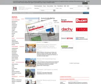 PCbmedia.pl(Wydawnictwo wydaje magazyny z branży budowlanej) Screenshot