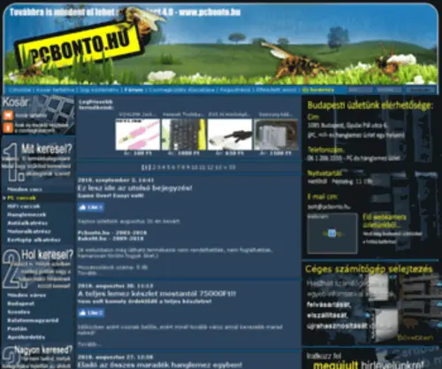 Pcbonto.hu(Pcbonto) Screenshot
