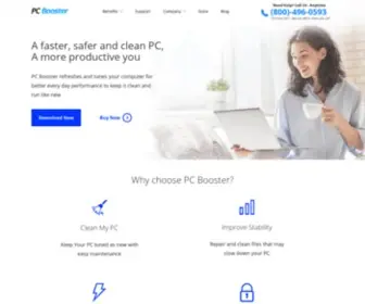 PCbooster.com(Fix and Speed Up Your PC) Screenshot