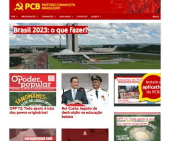 PCB.org.br(Partido Comunista Brasileiro) Screenshot