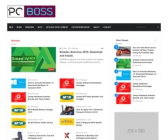 Pcbossonline.com(PC Boss Online) Screenshot