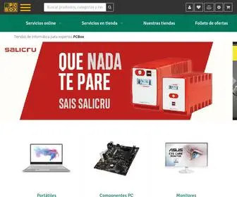 PCbox.com(Tienda online de informática y electrónica para expertos) Screenshot