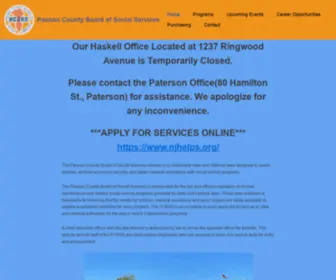 PCBSS.org(The Passaic County Board of Social Services mission) Screenshot