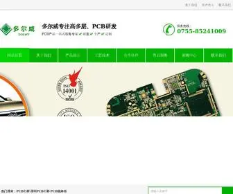 PCBSZ.com(深圳多尔威电子科技有限公司) Screenshot