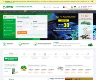 PCbway.fr(Fabricant de produits Chinois de Prototype de PCB) Screenshot