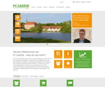 Pccaddie.com( Home) Screenshot
