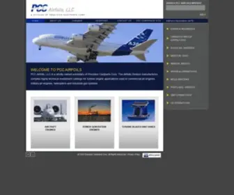 Pccairfoils.com(PCC Airfoils) Screenshot