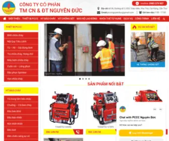 PCCCnguyenduc.com(Trang chủ) Screenshot