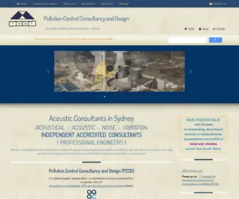 PCCD.com.au(Acoustic Consultants in Sydney) Screenshot