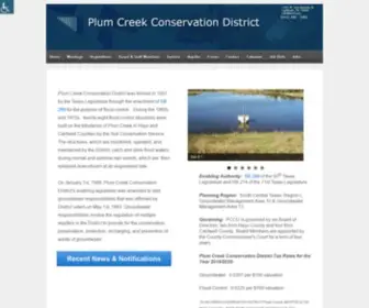 PCCD.org(Plum Creek Conservation District) Screenshot