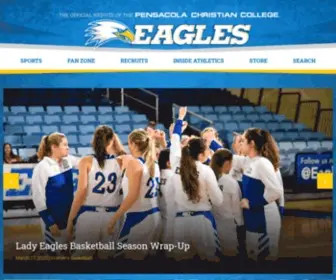 Pcceagles.com(Pensacola Christian College Athletics) Screenshot