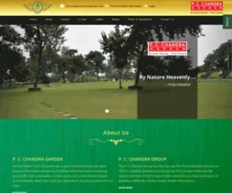 PCchandragarden.com(#Wedding Destinations) Screenshot