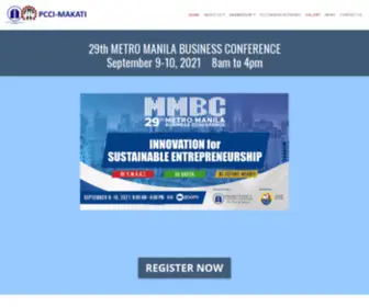 PCci-Makati.com(PCCI-Makati (Makati Chamber)) Screenshot